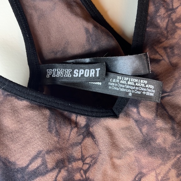 Tie-Dye PINK Sports bra - Picture 3 of 3